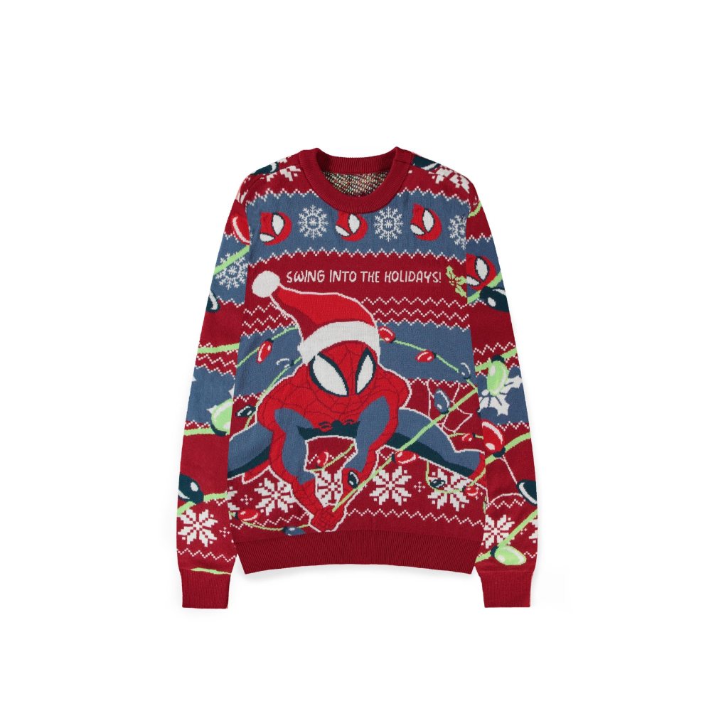 Marvel,SpiderMan - Swing into the Holidays Knitted Kersttrui - Multicolours